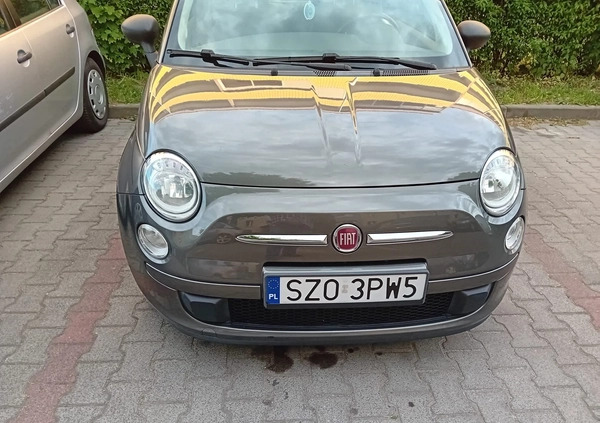 Fiat 500 cena 28500 przebieg: 140450, rok produkcji 2013 z Żory małe 121